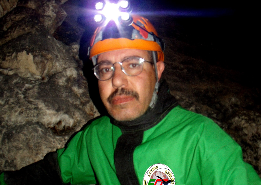 CHAOUKI DJEGHIM. Spéléologue et explorateur de grottes