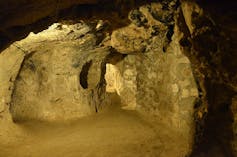 Couloir de l’ancienne cité de Derinkuyu (Turquie). Credit : Ahmet Kaynarpunar/Wikimedia